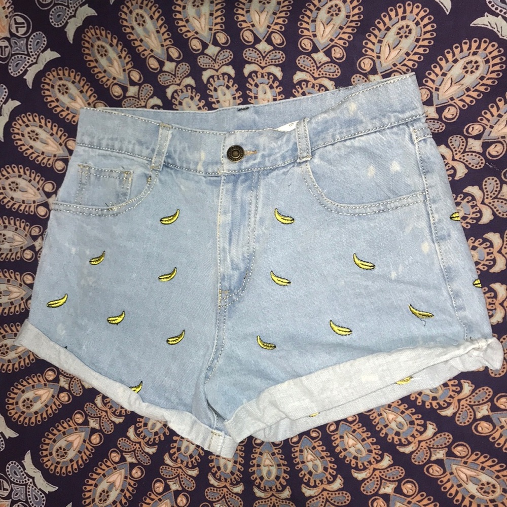 Mom jean shorts